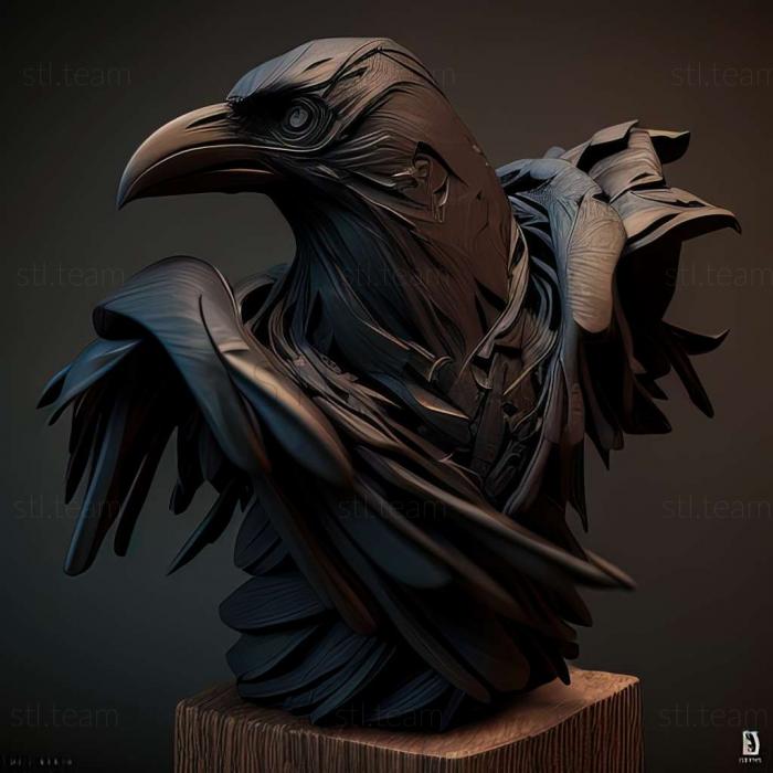 3D модель Всесвіт Raven Marvel (STL)